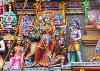 Sri Lanka 2017, Kali-Tempel in Trincomalee, Detail