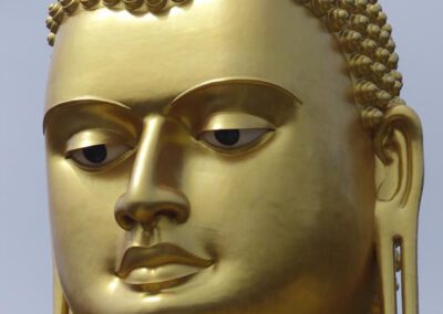 Sri Lanka 2017, Dambulla, Goldener Buddha