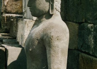 Java 1992, Buddha am Tempel Borobudur