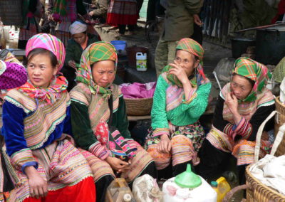 Vietnam 2005, Bac Ha, Blumen-Hmong