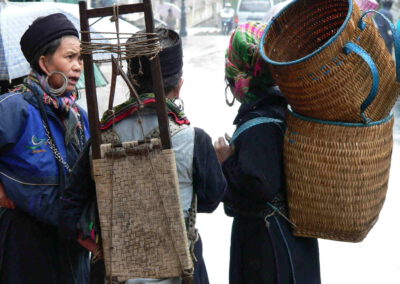 Vietnam 2005, Sapa, Hmong-Frauen am Markt