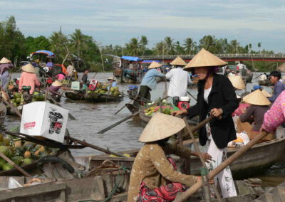 Vietnam 2005, Mekong Delta, Phong Dien, Floating Market
