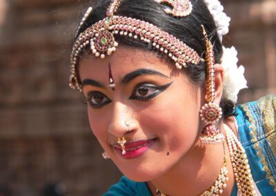 Zentral-Indien 2009 (Orissa) , Konark, Tänzerin am Sonnentempel