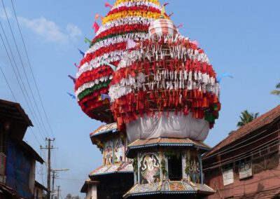 Südwest-Indien 2014, Tempelwagen in Gokarna