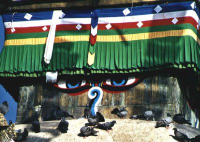 Nepal, 2002, Augen Buddhas