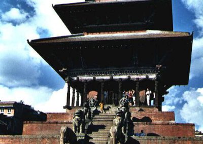 Nepal 2002, Bhaktapur, Nyatapola Tempel