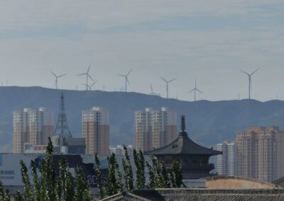 China 2018, Windräder über Datong