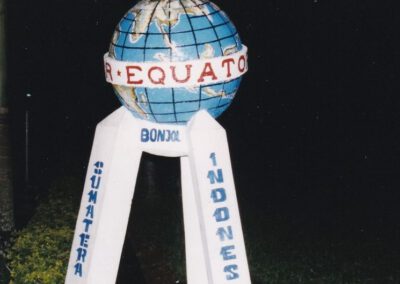 Sumatra 1999, am Äquator in Bonjol