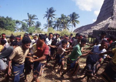 Sumba 1993, Wainyapu, Steine ziehen