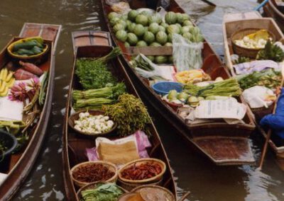 Thailand 1998, Schwimmender Markt
