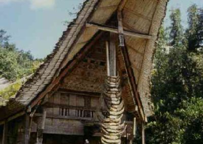 Sulawesi 1994, Tanah Toraja, rumah adat