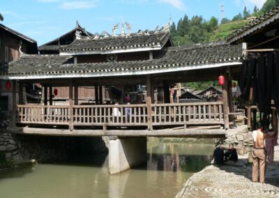 China 2007, Zhaoxing, Brücke