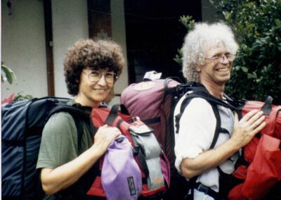 Bali 1993, Peter u. Gabi in Ubud