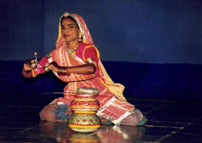 Rajasthan 2001, im Meera Kala Mandir in Udaipur