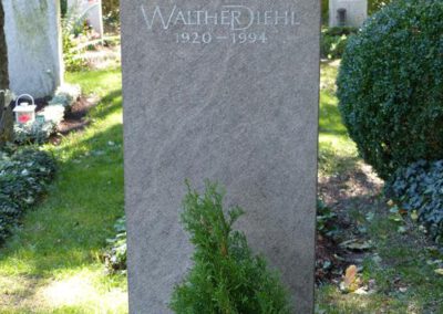 Walther Diehl, Grabstelle