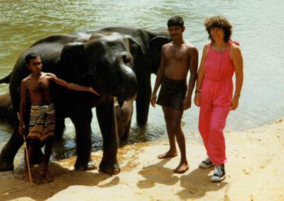 Sri Lanka 1982, im Elephant Orphenage Nähe Kegalla