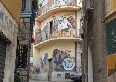 Sardinien 2023: Orgosolo, Wandmalereien