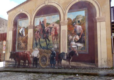 Sardinien 2023: Coissone, Wandmalerei