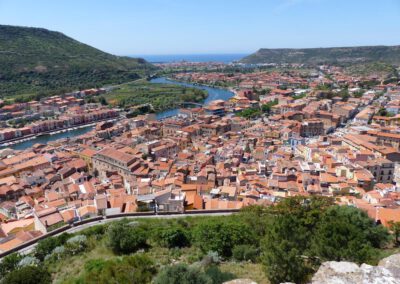 Sardinien 2023: Bosa, Blick vom Castello Malaspina