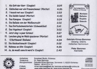 CD 2020, "Ja, da muaß oana hi werd'n", Inhalt