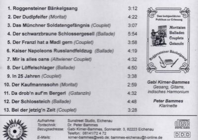 CD 2008: "Mir is alles oans", Inhalt