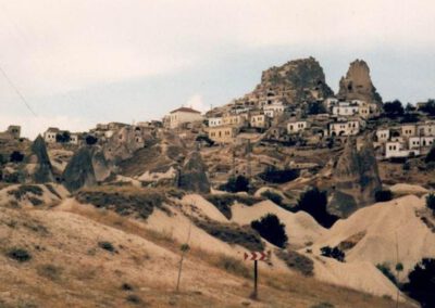 Türkei 1985, Fels von Uchisar
